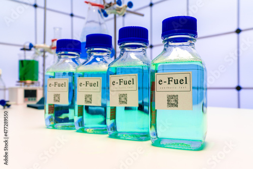 Electrofuels or e-fuels  or synthetic fuels  are an emerging class of carbon neutral fuels that are made  from renewable sources in the chemical of liquid  fuels. photo