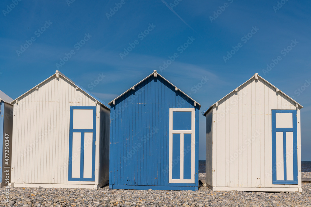 Les cabines de plages à Cayeux sur mer Les cabines de plages à Cayeux sur mer