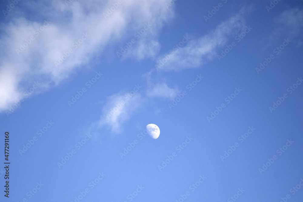 moon in sky moon in sky
