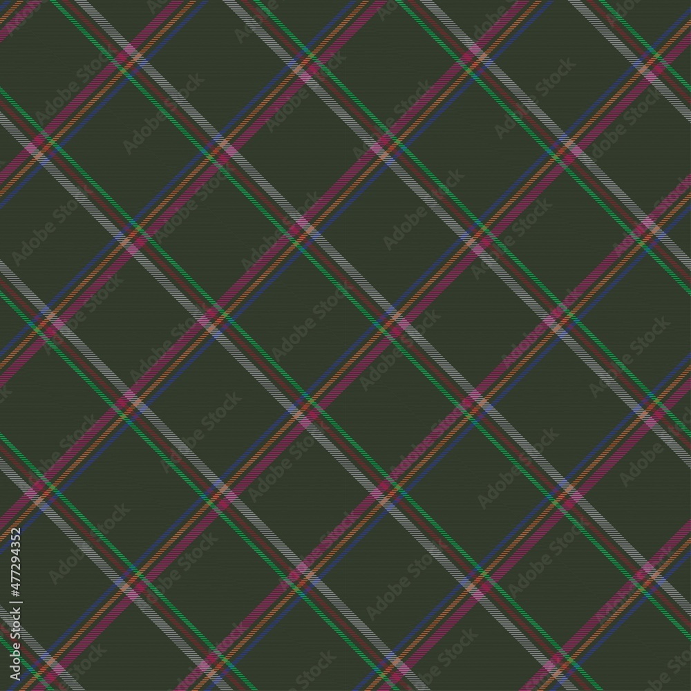 Diagonal Plaid Tartan textured Seamless Pattern Design Diagonal Plaid Tartan textured Seamless Pattern Design