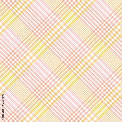 Rainbow Pastel Diagonal Plaid Tartan textured Seamless Pattern Design