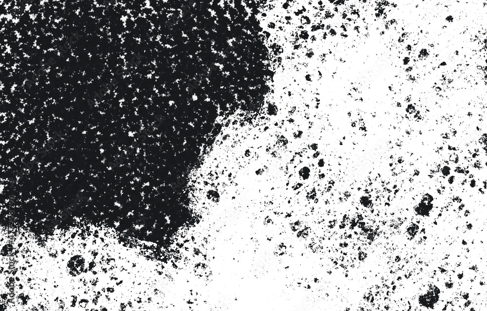 Grunge black and white texture.Overlay illustration over any design to create grungy vintage effect and depth. For posters, banners, retro and urban designs.