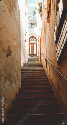 Old European city stairs  © Kelsey