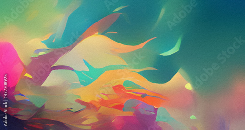 Abstract simple minimalism fantasy abstract background  fade matte color vibrant colorful art design pattern  web and print template  beautiful creative texture in large size and big resolution 