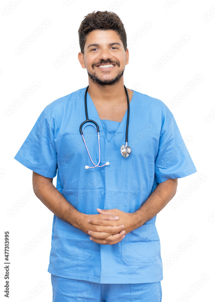 Handsome mexican male nurse at work Handsome mexican male nurse at work