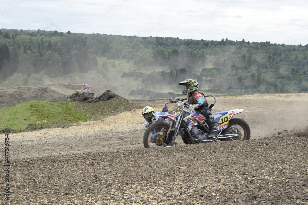 motocross rider on a motorcycle motocross rider on a motorcycle
