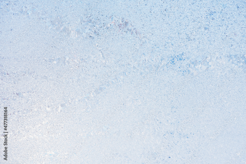 Fototapeta premium Frost ice patterns