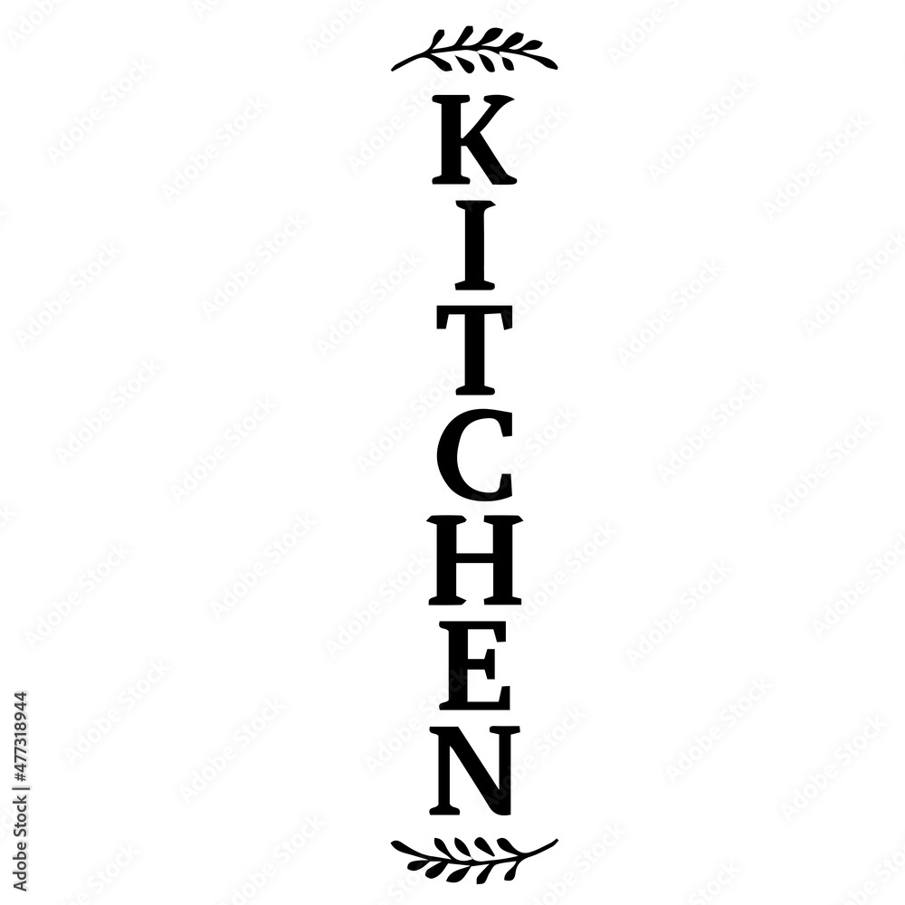 Obraz premium kitchen background inspirational quotes typography lettering design