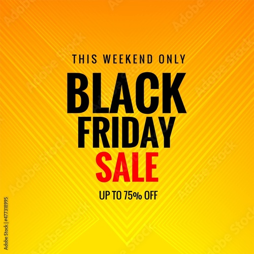 Poster sale of black friday card background