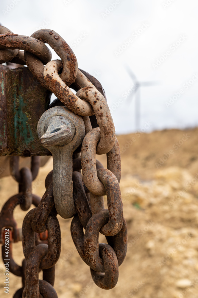 rusty chain