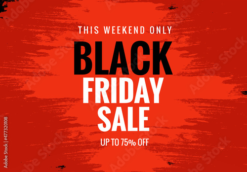 Black friday sale for poster banner layout background