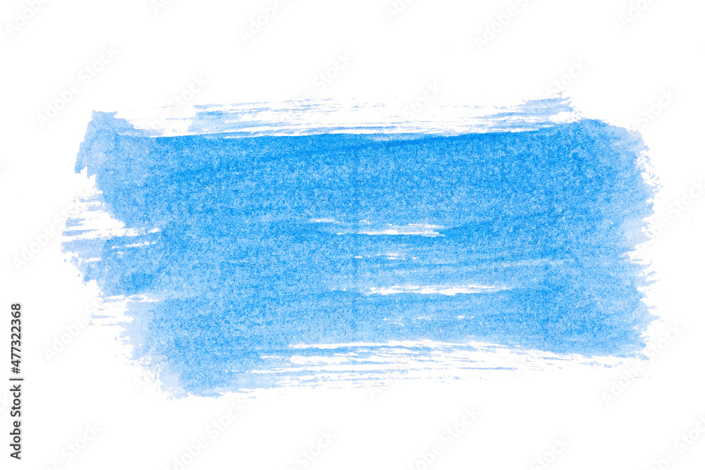 Fototapeta premium abstract acrylic watercolor paint brush stroke texture isolated on white background for logo and banner. design, creative, and illustration.