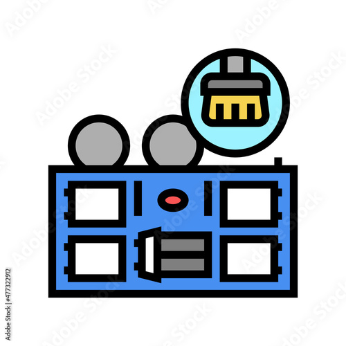 aga cleaning color icon vector. aga cleaning sign. isolated symbol illustration