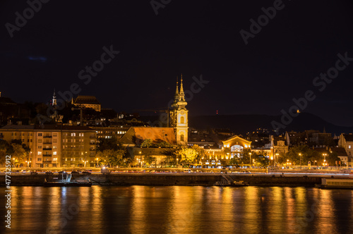 View of the historical center of Budapest