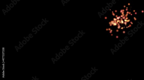 Wallpaper Mural Out focused fire crackers on black background explosion 4k footage, Fire crackers explosion footage Torontodigital.ca