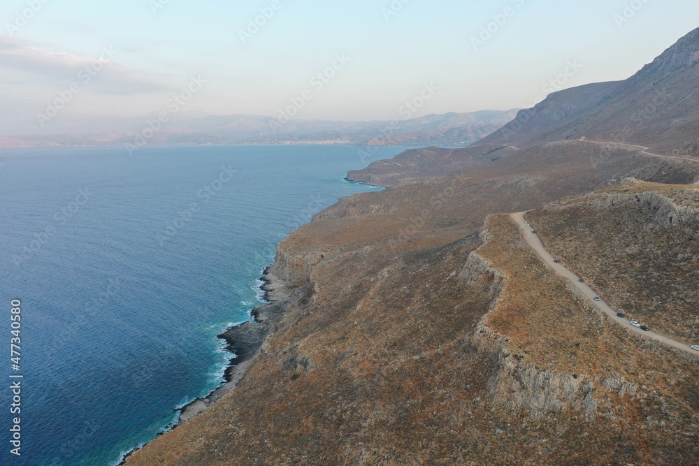 Griechenland Landschatz Drohne
