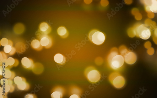abstract blurred golden background with bokeh