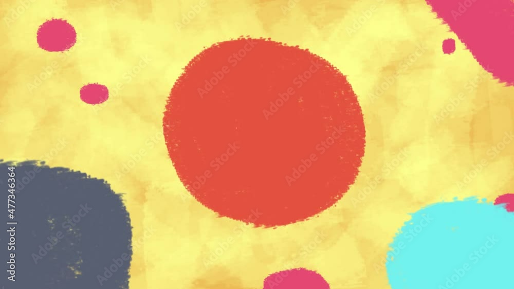 funny liquid fur animation with old grunge paper background for credit and transition video movie