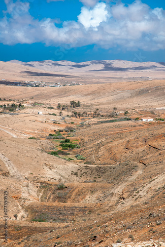 Vulkanlandschaft Valle de Santa Ines Fuerteventura Spanien