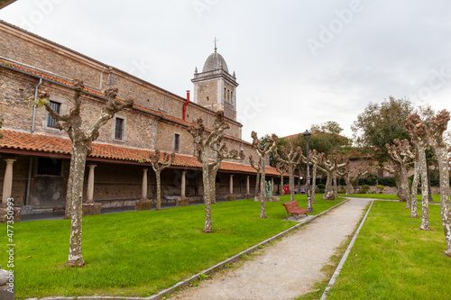 View of The church of Luanco