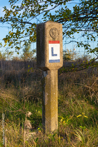 1928 Lincoln Highway Marker.