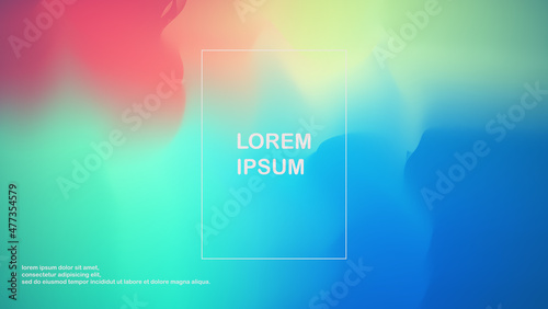Colorful geometric background. Liquid color background design. Liquid composition. Eps10 vector.
