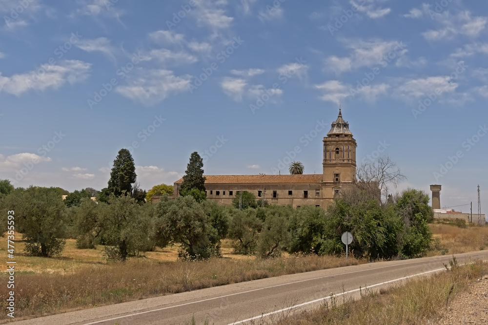 Church of the Monasterio De San Isidoro Del Campo in santiponce, Sevill, Spain
