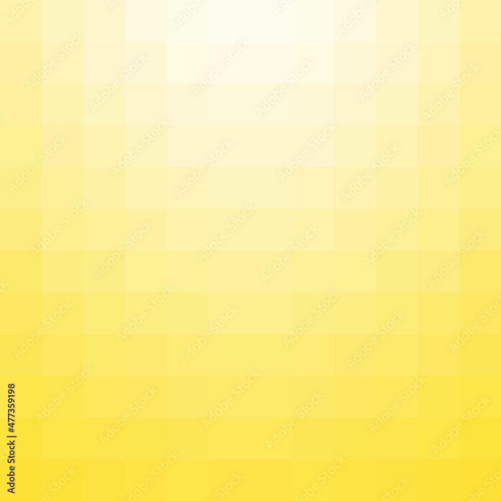 Abstract white and yellow gradient geometric background. Vector illustration.