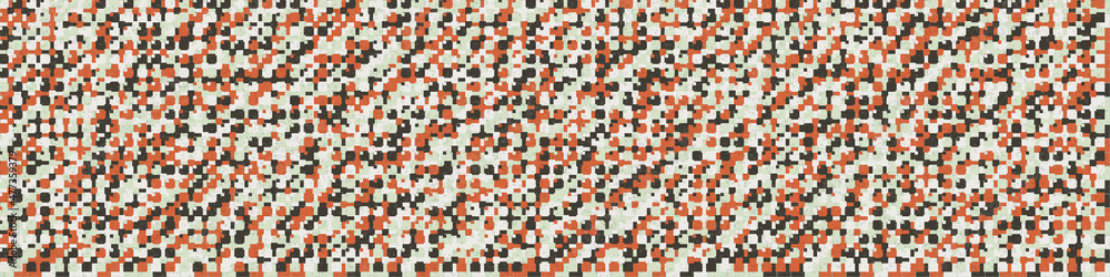 Fototapeta premium Abstract Geometric Pattern generative computational art illustration