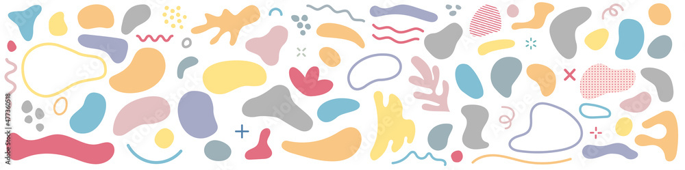 Abstract blob shape. Liquid shape elements. Set of modern blob graphic elements. Colored form banners. Abstract liquid shapes. Vector Abstract blob shape. Liquid shape elements. Set of modern blob graphic elements. Colored form banners. Abstract liquid shapes. Vector
