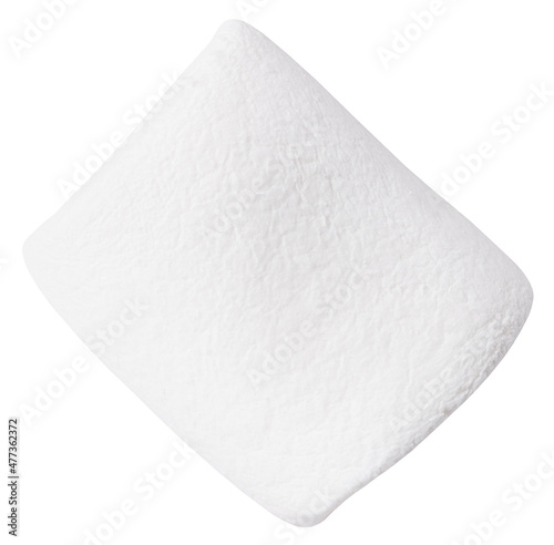 marshmallow isolated on white background. Clipping Path