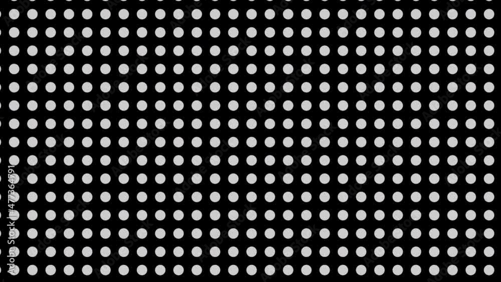 White dots pattern on a black background moving to the upper left. Animated pattern to a seamless looping video asset. Generic graphics for the use as a backdrop. Infinite motion of the design. White dots pattern on a black background moving to the upper left. Animated pattern to a seamless looping video asset. Generic graphics for the use as a backdrop. Infinite motion of the design.