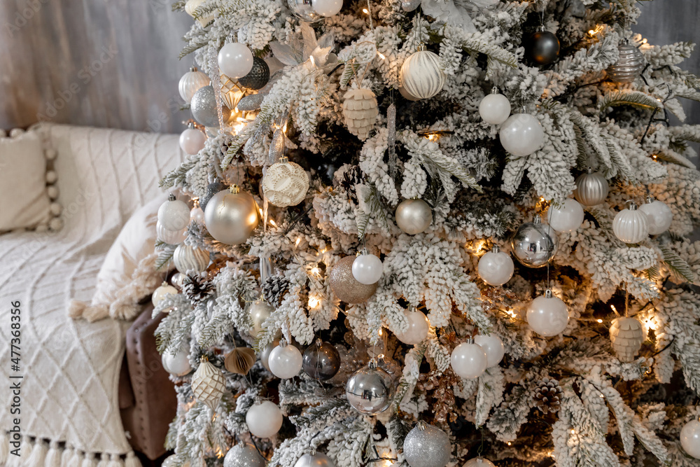 Presents and Gifts under Christmas Tree, Winter Holiday Concept Presents and Gifts under Christmas Tree, Winter Holiday Concept