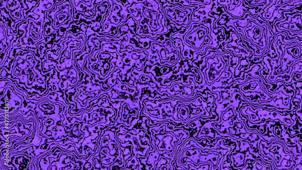 Background of moving blurred plasma spots. Design. Bubbling plasma fluid with linear spots. Background with distortions of cybernetic liquid plasma