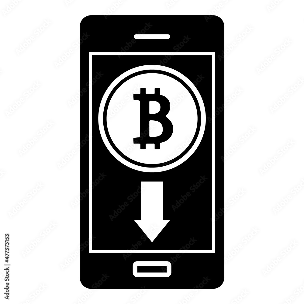 Bitcoin Flat Icon Isolated On White Background Bitcoin Flat Icon Isolated On White Background