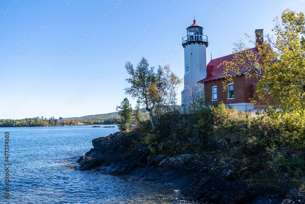 Eagle Harbor Lightstation and Lighthouse on the Keweenaw Peninsula