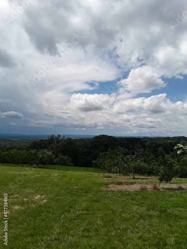 landscape with clouds