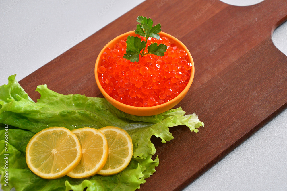 Red caviar for the New Year Red caviar for the New Year