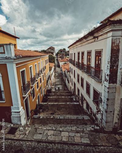 São Luis do Maranhão historical old town. Beautiful portuguese imperial style city in Brazil