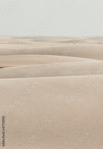 Lençóis Maranhenses - Pattern of dunes and shadows in this brazilian national park