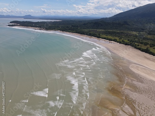 The Pugu, Gondol, Siar and Pandan Beaches of Lundu area at the most southern part of Sarawak and Borneo Island photo