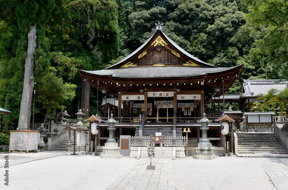 日牟礼八幡宮　拝殿　滋賀県近江八幡市