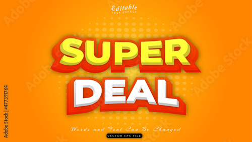 super deal text effect
