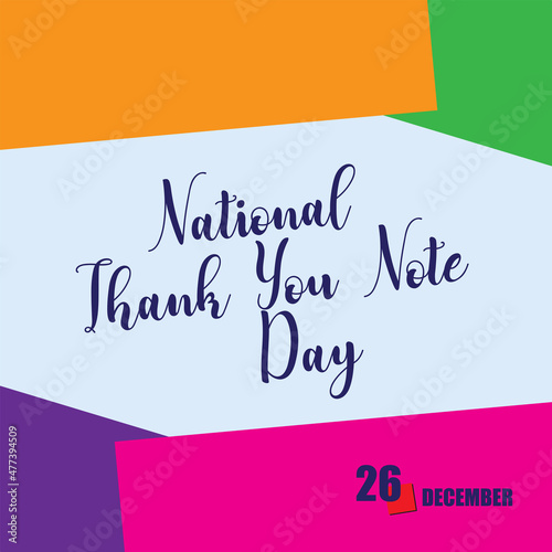 National Thank You Note Day