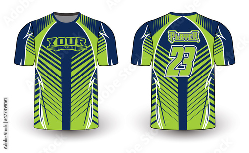 Sports gear template mockup perfect fit for all sports. The designs that go on casual wear, shirts, fashions apparel, and all kinds of team uniform