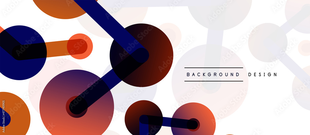 Line points connections geometric abstract background. Circles connected by lines. Trendy techno business template for wallpaper, banner, background or landing Line points connections geometric abstract background. Circles connected by lines. Trendy techno business template for wallpaper, banner, background or landing