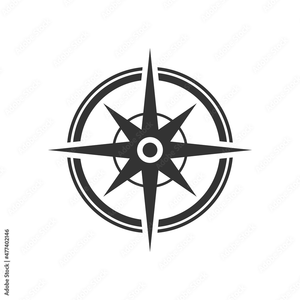 Compass icon vector symbol illustration EPS 10 Compass icon vector symbol illustration EPS 10