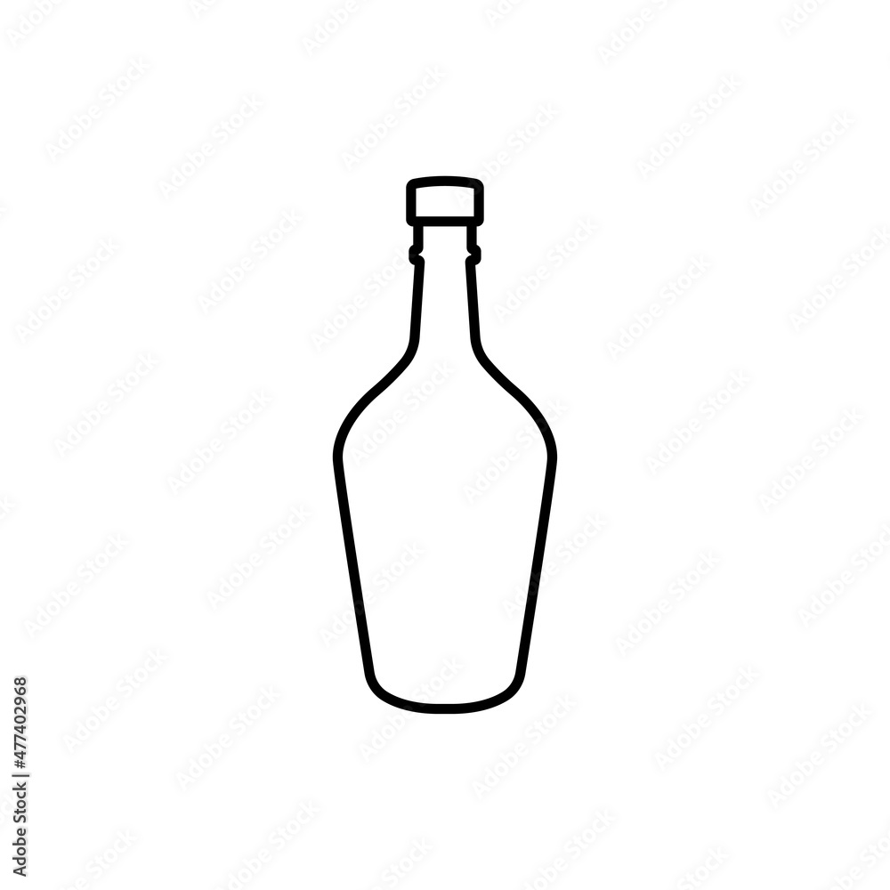 Bottle logo icon design template vector Bottle logo icon design template vector