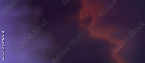 abstract background with deep purple orange cloud