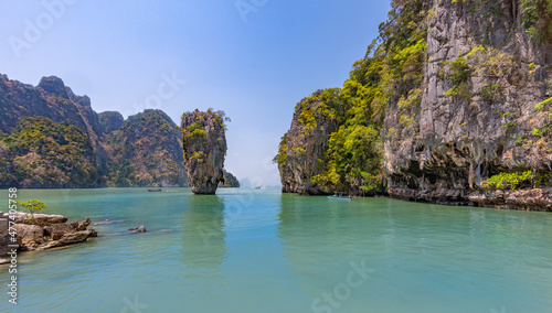Kao Phing Kan island in Krabi is famous for a scene from James Bond movie.